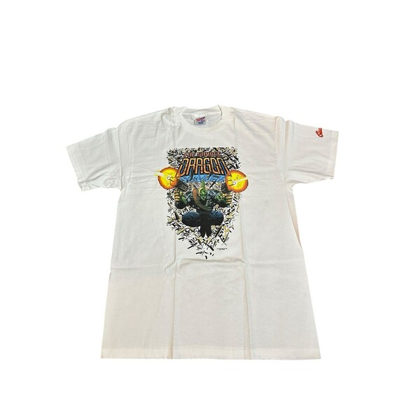 Vtg Savage Dragon Graphic Shirt L 1993 90s Graphitti Comic Eric Larson NWOT Read - Picture 1 of 6
